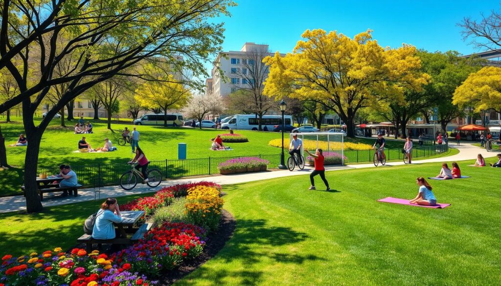 outdoor activities near BART stations