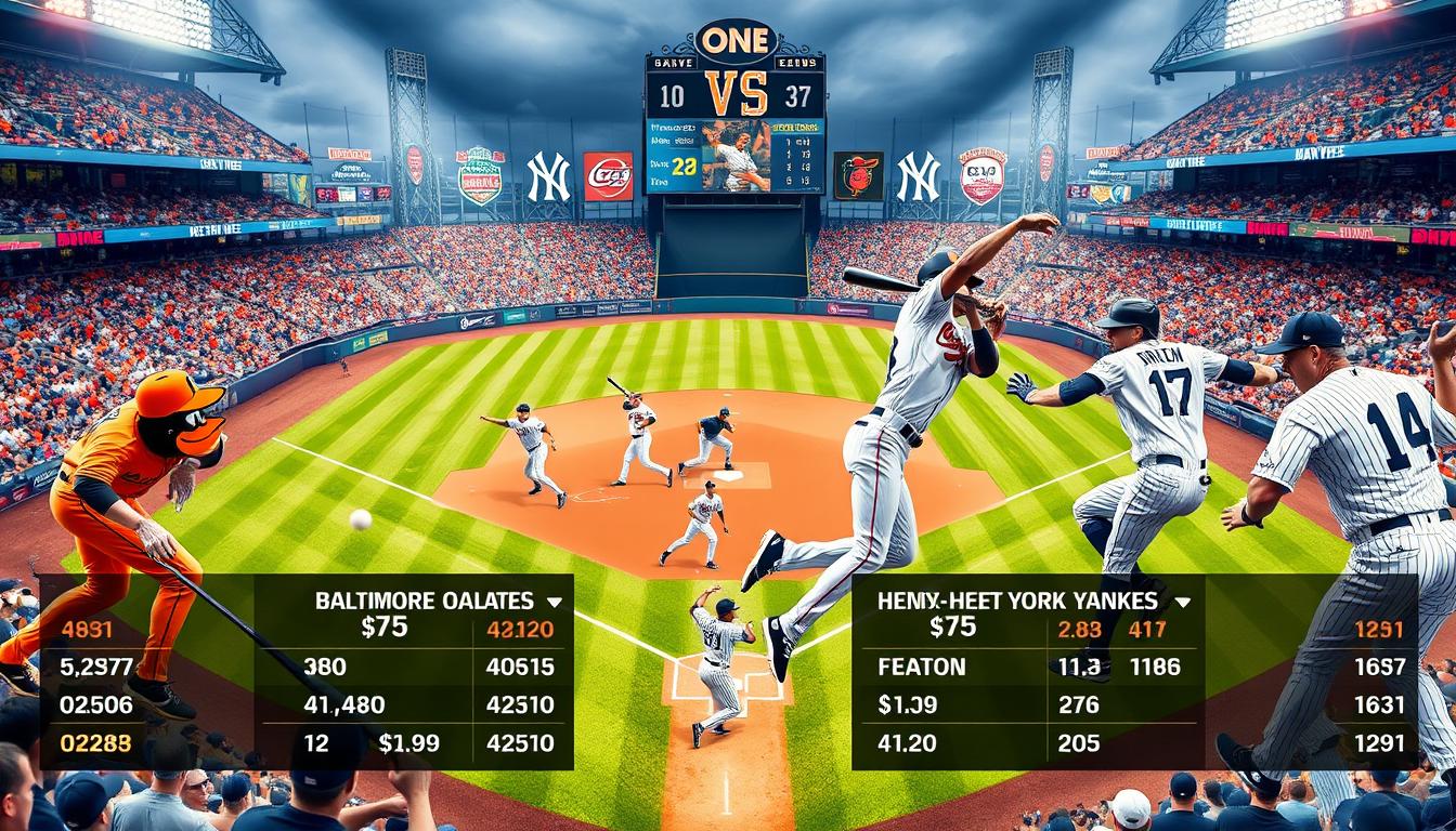 Baltimore Orioles vs Yankees Match Player Stats Today